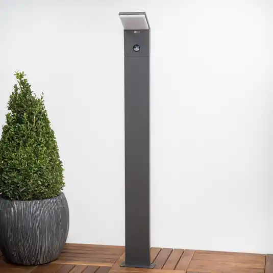 Lucande LED-es útvilágítás Nevio, érzékelő, 100cm, antracit Árcsökkenés