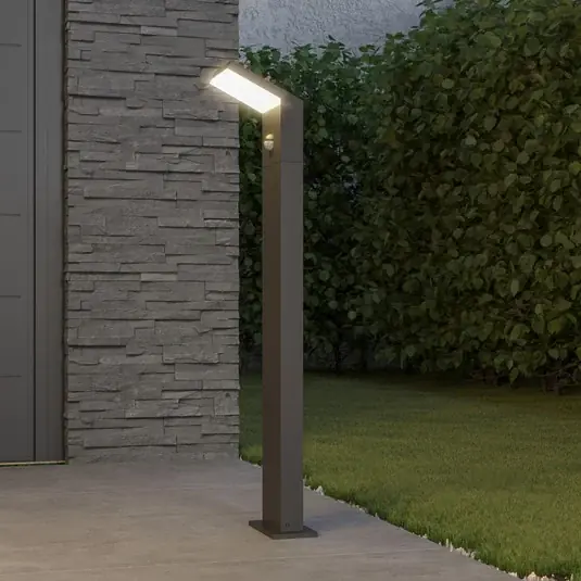 Legkelendőbb Arcchio LED-es útvilágítás Yolena, szenzoros, 100cm, antracit