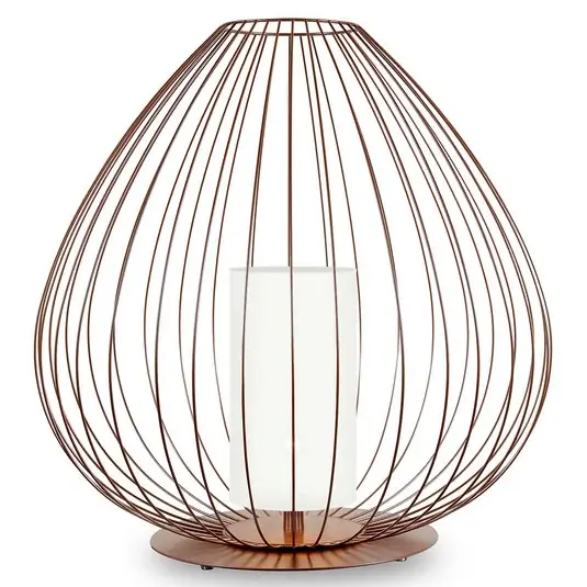 Nézd meg most Karman Cell - ketreces asztali lámpa, 62 cm, bronz