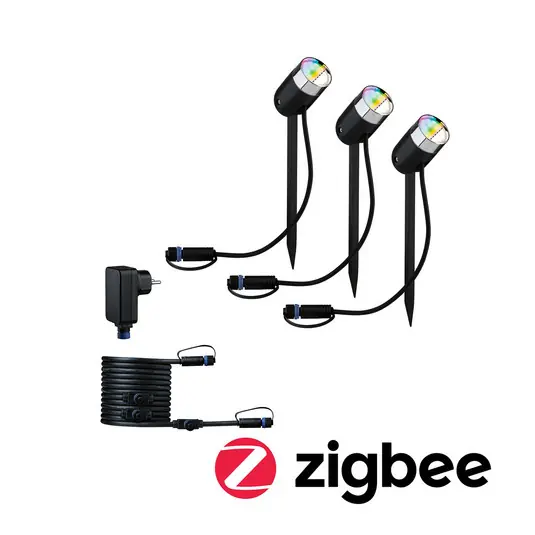 Paulmann Plug & Shine Pike ZigBee RGBW 3 bázisú Paulmann Plug & Shine Pike Alacsony ár