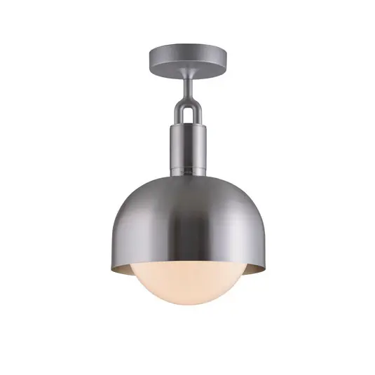 Buster + lyukasztó Villás mennyezet acél/opál Ø 25cm Kedvezményes ár