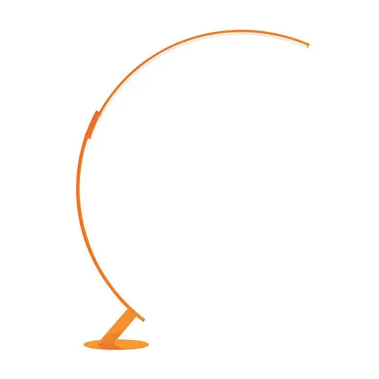 kdln LED álló világítás Kyudo, narancssárga, magasság 212 cm Kedvezmény