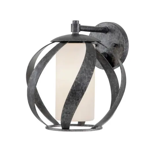 Azonnali szállítás Blacksmith fali világítás, fekete/fehér, 1 izzó, IP44