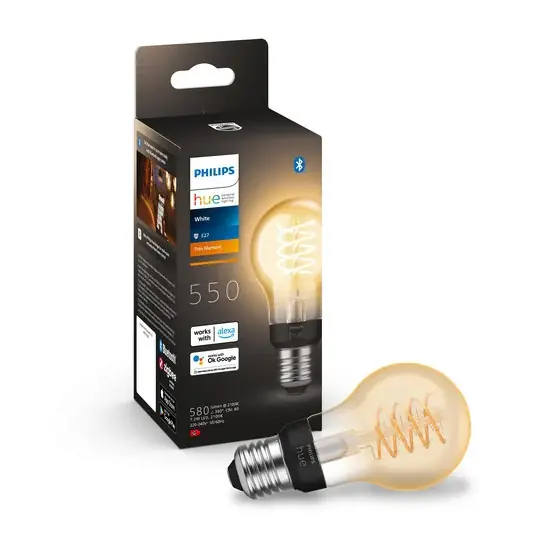 Philips Hue White E27 7W filament A60 550lm Ne maradj le