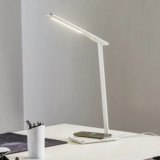 Különleges ajánlat LED asztali lámpa Orbit indukciós, ezüst