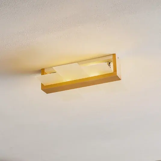 Shifted 2 mennyezeti világítás, üveg és világos fa Akció