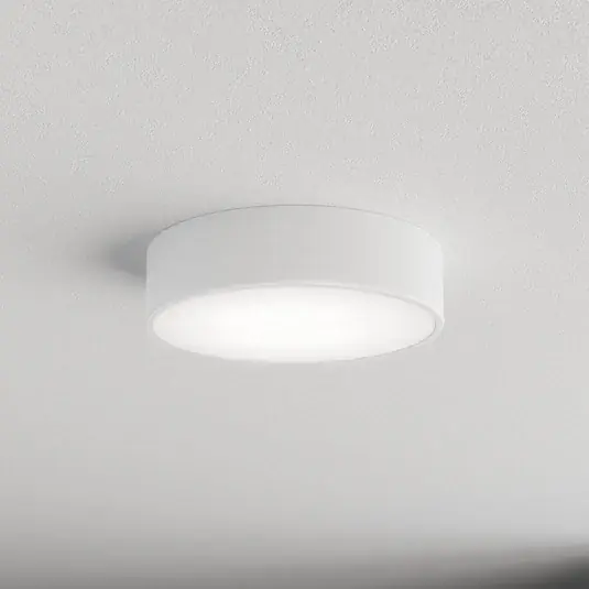 Akció Cleo mennyezeti világítás, Ø 30 cm, IP20, fehér, fém, E27