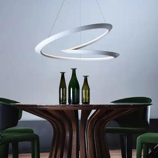Nemo Kepler függőlámpa 2,700K Up Ø84cm fehér Csak ma