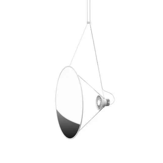 Biztonságos vásárlás Luceplan Amisol LED függőlámpa Ø 75cm ezüst
