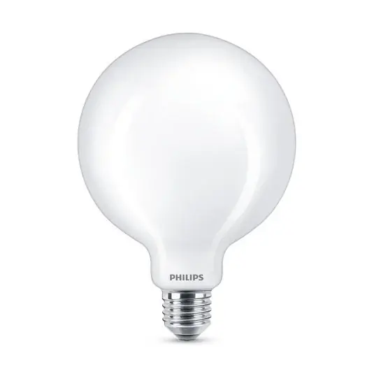 Árengedmény Philips Classic LED-lámpa E27 G120 7W 2,700K opálos