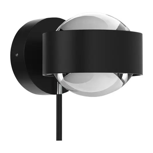 Ajánlat Puk Mini Wall+ LED lencsék átlátszó, fekete matt/króm