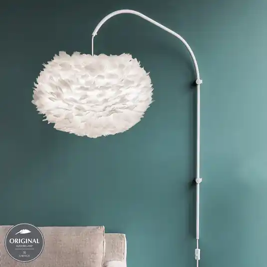 UMAGE Eos Willow fali lámpa fehér, búra medium Biztonságos fizetés