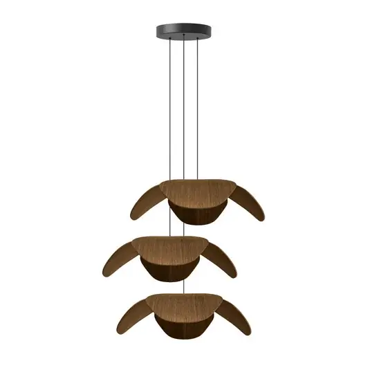 Gyors kiszállítás UMAGE Forget Me Not nagy függőlámpa 3 izzós, sötét tölgy