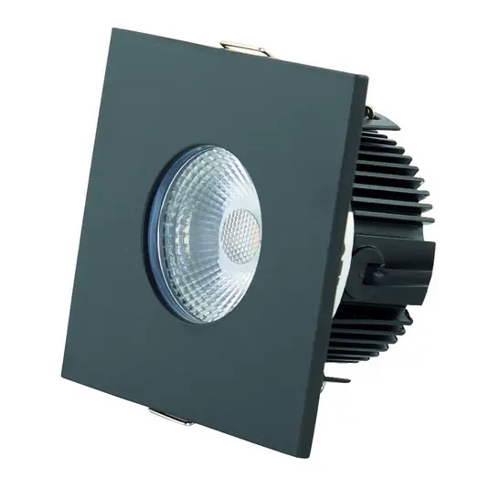 Végkiárusítás DOTLUX MULTIsun LED süllyesztett lámpa, fekete