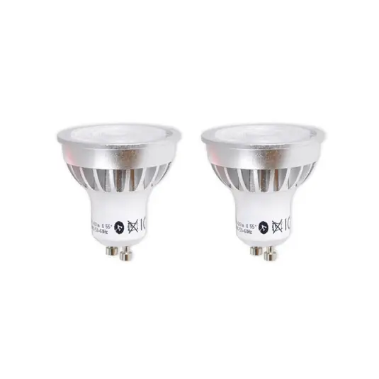 Kihagyhatatlan ajánlat Lindby LED reflektor GU10 5 W világos 3,000 K 55° 2 darabos szett