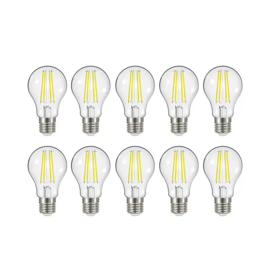 Vásárlói kedvenc LED izzó filament E27 5W 2700 K 1060 lumen 10-es