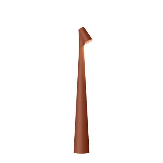 Vibia LED tölthető asztali világítás Africa, magasság 40 cm, terrakotta Biztonságos vásárlás