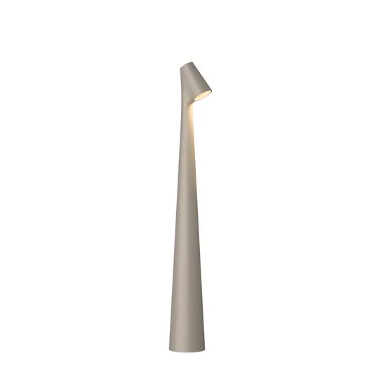 Vibia LED tölthető asztali világítás Africa, magasság 40 cm, sötétbézs Biztonságos fizetés
