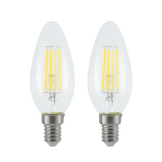 Kedvezmény LED izzó filament E14 4 W 827 3-step-dimmer 2 klt