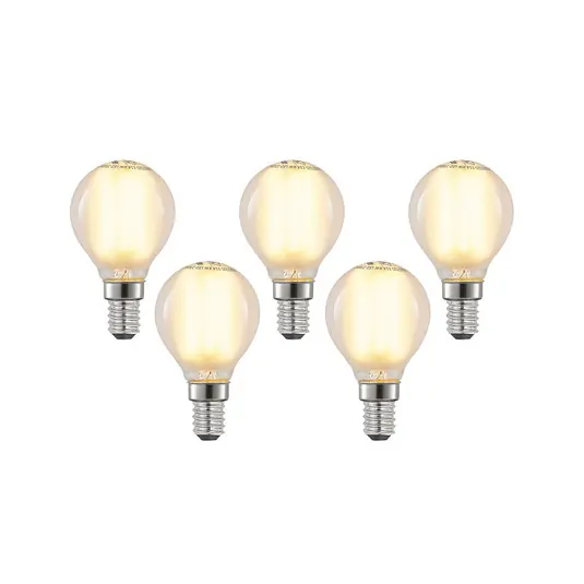 LED csepp izzó E14 4 W 2700K matt dimm 5-ös klt Alacsony ár