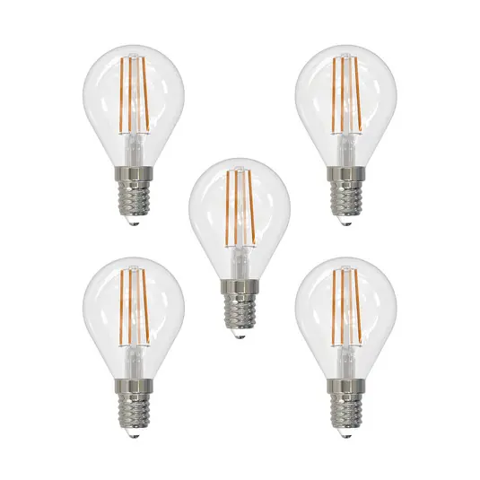 LED izzó filament E14 4 W 2700 K csepp dimm 5-ös Prémium