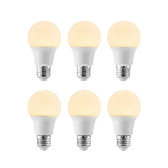 Árcsökkenés LED izzó E27 A60 8 W 3000 K opál, 6-os készlet