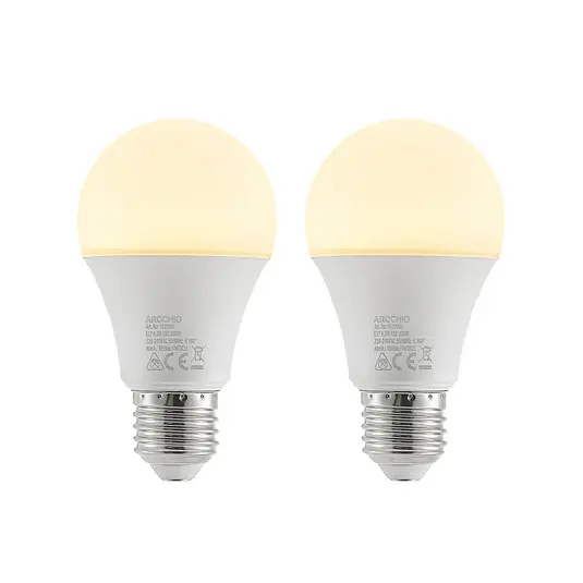 LED izzó E27 A60 9,5 W 3000 K opál, 2-es készlet Bestseller