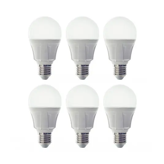 Végkiárusítás Lindby LED izzó, E27, 11 W, opál, 3,000 K, 6 darabos készlet