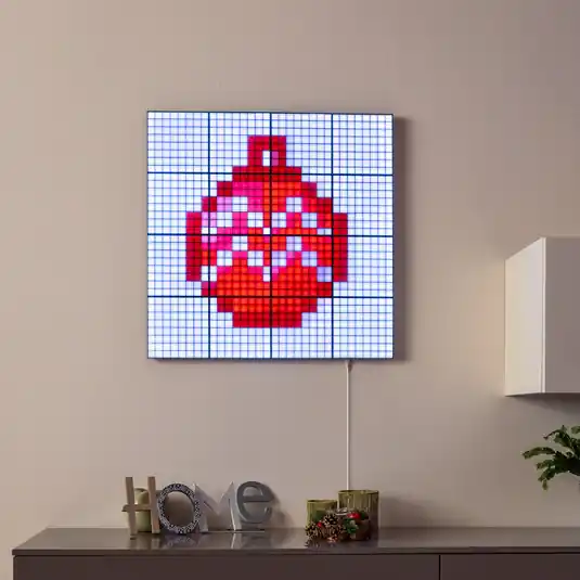 Twinkly RGB-négyzetek fekete 1 darabos USB-C indulószett Kedvezményes ár