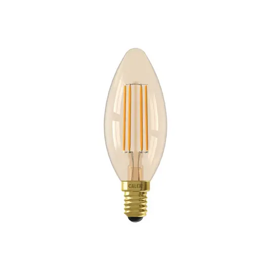Calex Smart E14 B35 gyertya 4.9W 1800-3000K halvány arany színben Szuper akció