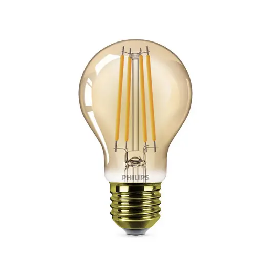 Rendeld meg most Philips E27 LED izzó A60 3,1W 1 800 K arany
