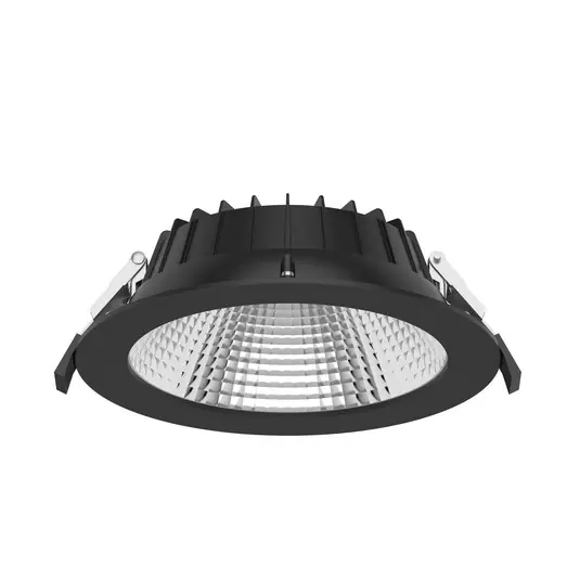 SLC Shift LED beépíthető spot Ø 19 cm CCT, fekete Gyors kiszállítás