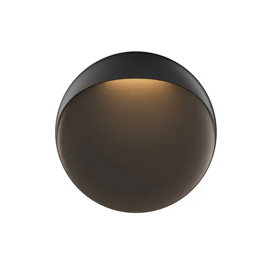 Louis Poulsen Flindt LED-es fali lámpa, fekete 2,700 K Ø 30 cm Alacsony ár