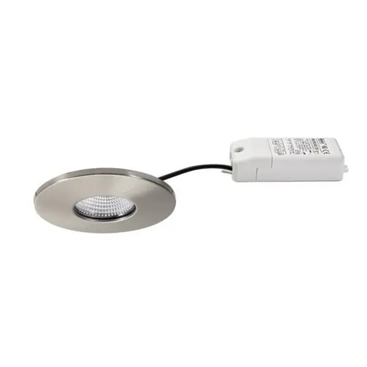 BRUMBERG Chooose LED downlight, kerek, nikkel Prémium