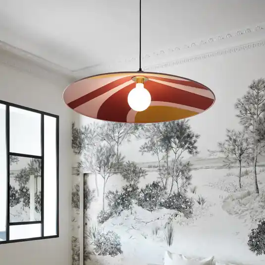 Árcsökkenés MARKET SET Sonia Laudet lógó lámpa Ø 60 cm, rózsaszín