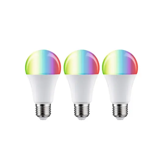 Végkiárusítás Paulmann LED izzó E27 11W 1055lm ZigBee RGBW 3-as