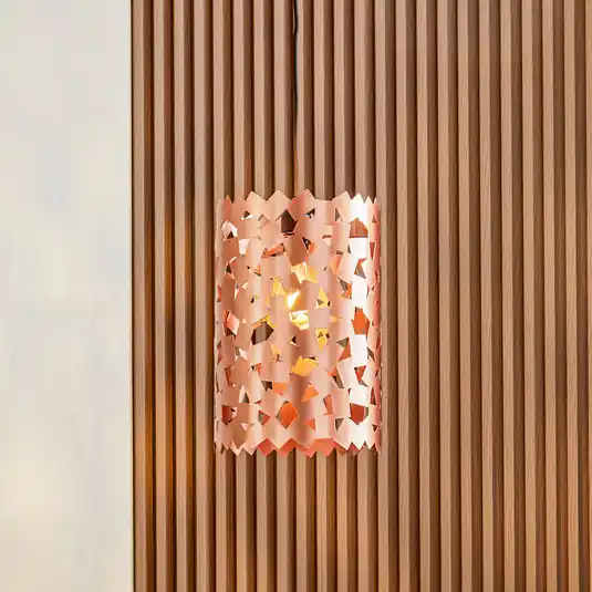 Lucande függőlámpa Aeloria, réz, Ø 25 cm, vas, E27 Ajánlat