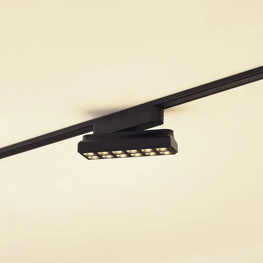 Lindby LED szalag 48 V Lumaro, fekete, 12 pont, dimmelhető Ajánlat