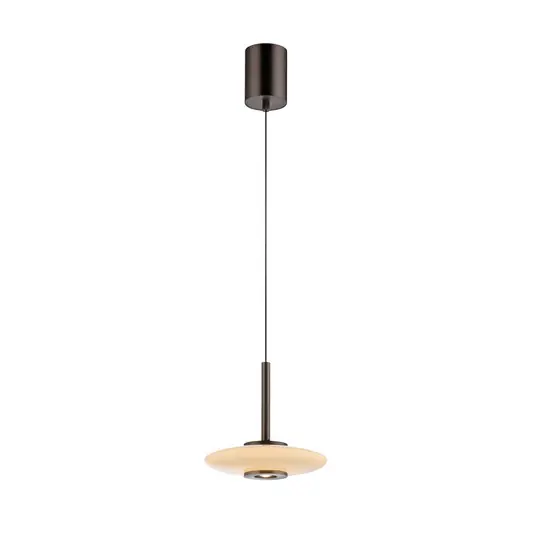 Biztonságos fizetés PURE LED függőlámpa Vitrum barna/opálüveg/alumínium Ø 22 cm