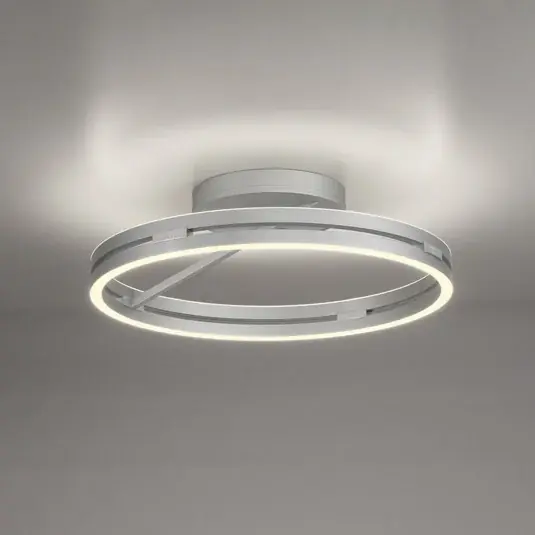 Gyors kiszállítás PURE LED mennyezeti világítás Loop, alumínium, fém, Ø 60 cm CCT