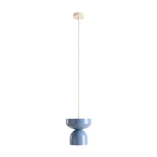 Kedvezmény Api lógó világítás, kék, Ø 30 cm, fém