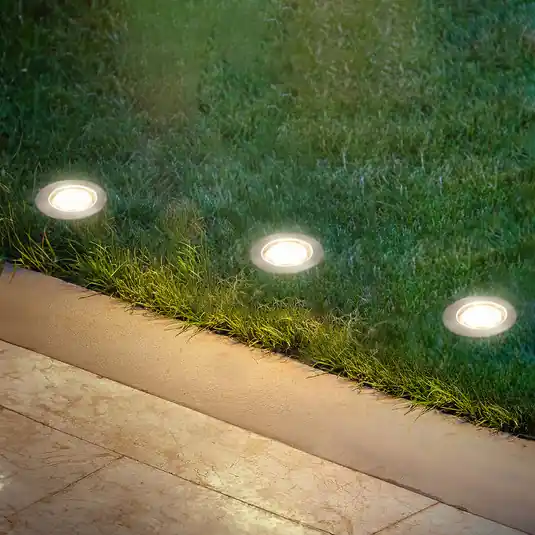 3914032-es LED süllyesztett spotlámpa, IP67, 12 V, 3 db-os kezdőcsomag, 4,5 cm, Vásárlói kedvenc