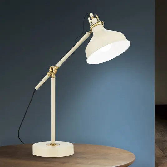 Ajánlat Schiller asztali lámpa, khaki színű, fém, 59 cm magas, állítható, állítható