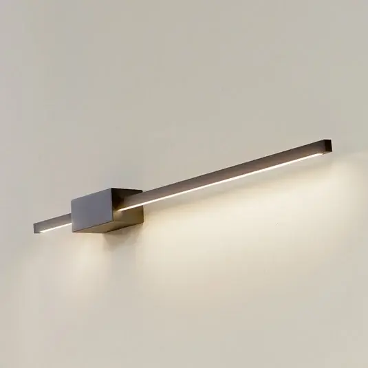 Lucande LED fali lámpa Skaila, fekete, 90cm hosszú, 3,000 K Gyors szállítás