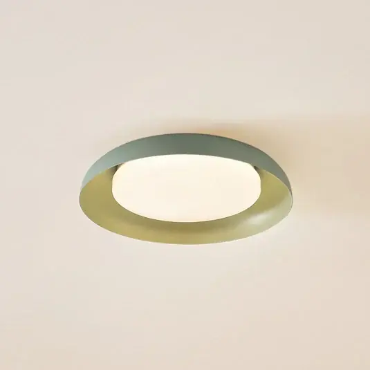 Lindby LED mennyezeti lámpa Florie, zöld, fém, Ø 40 cm Kihagyhatatlan ajánlat