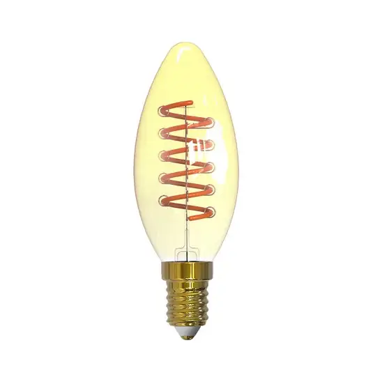 Arcchio LED gyertya lámpa, E14, 4,9 W, borostyánszínű, 1800 K Szuper akció