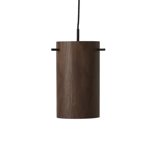 Gyors szállítás FRANDSEN FM 1954 lógó lámpa, diófa, Ø 16 cm, fa