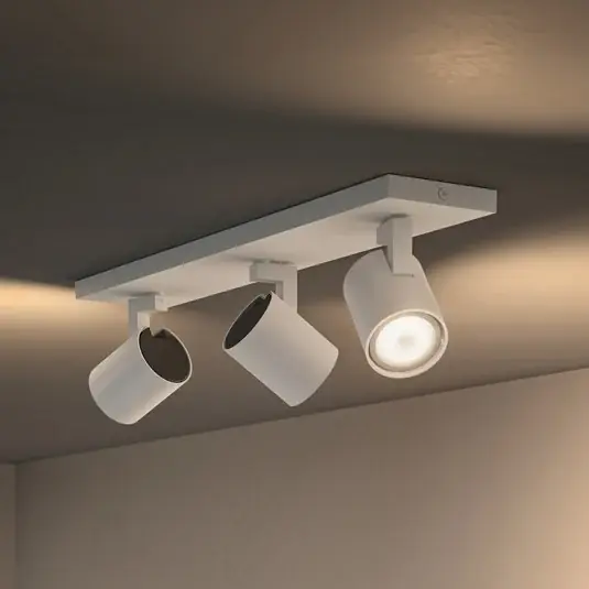 Philips Hue Runner LED spotlámpa, 3 izzós, dimmelő kapcsoló, fehér Népszerű