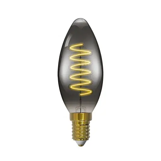 Csak ma Arcchio LED gyertya lámpa, E14, 4,9 W, füstszürke, 1800 K