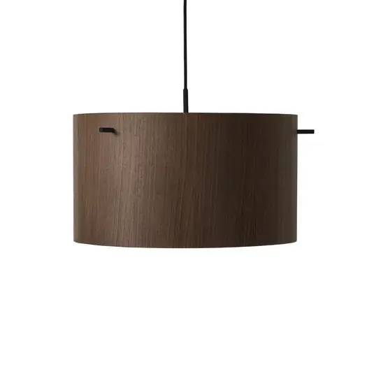 FRANDSEN FM 1954 lógó lámpa, diófa, Ø 41 cm, fa Vásárlói kedvenc